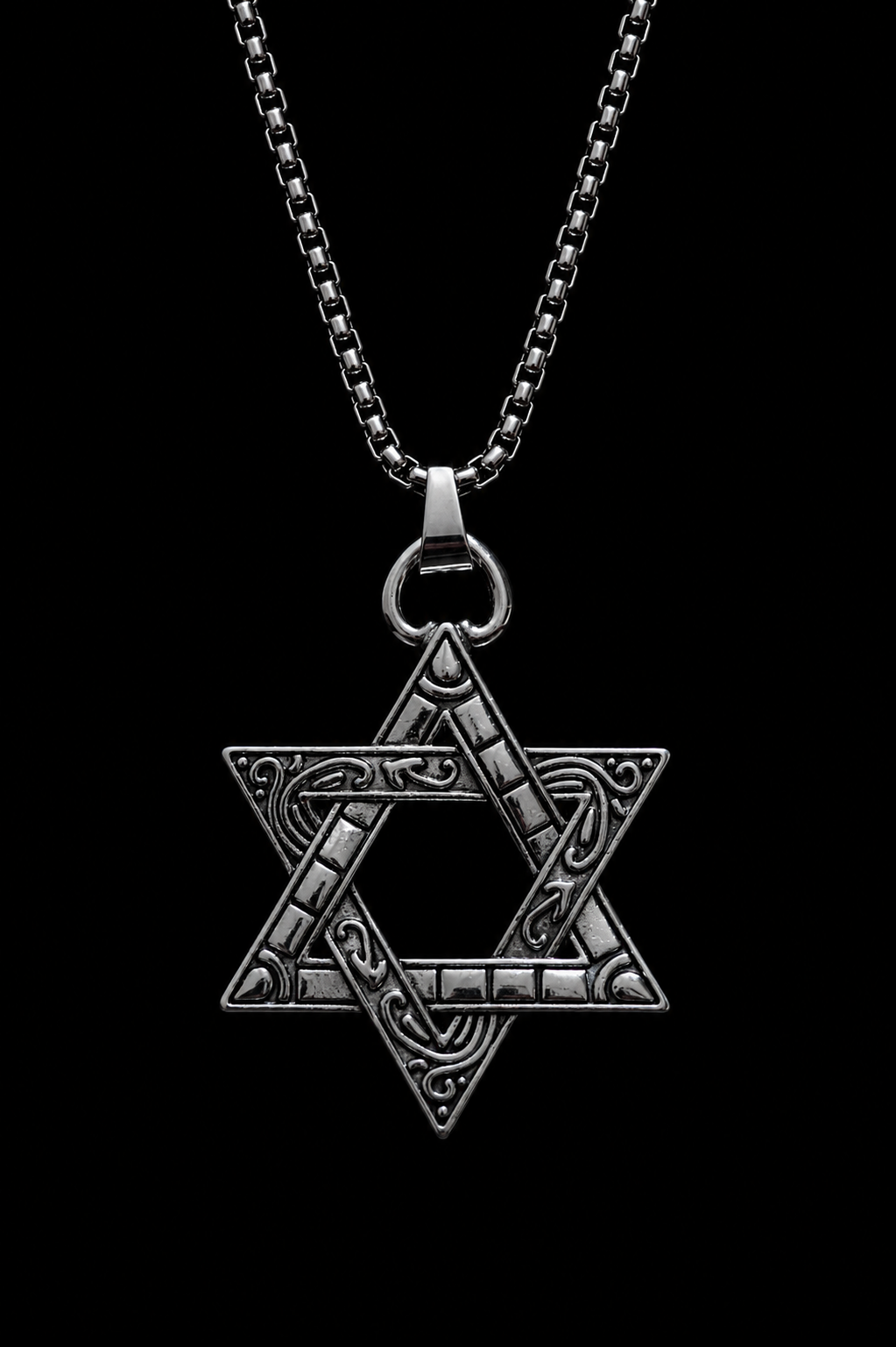 Collar Estrella de David en Acero Inoxidable | Luno Shop