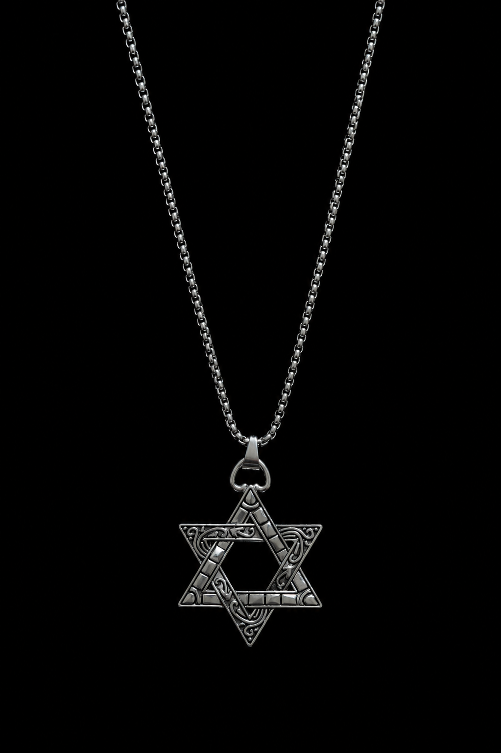 Collar Estrella de David en Acero Inoxidable | Luno Shop